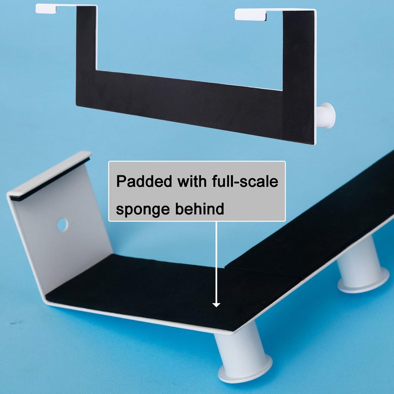 WEBI Over The Door Hooks,Door Hanger,Over The Door Towel Rack,6 Peg Hooks for Hanging,Door Coat Hanger Over The Door Coat Rack for Towels,Clothes,Behind Back of Bathroom,White - Image 3